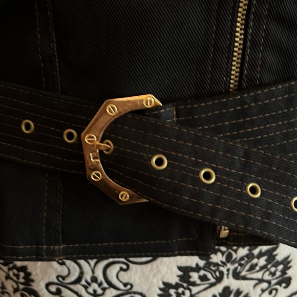 Vintage 90s Cache Jacket with full frontal zipper - Picture 11 of 13